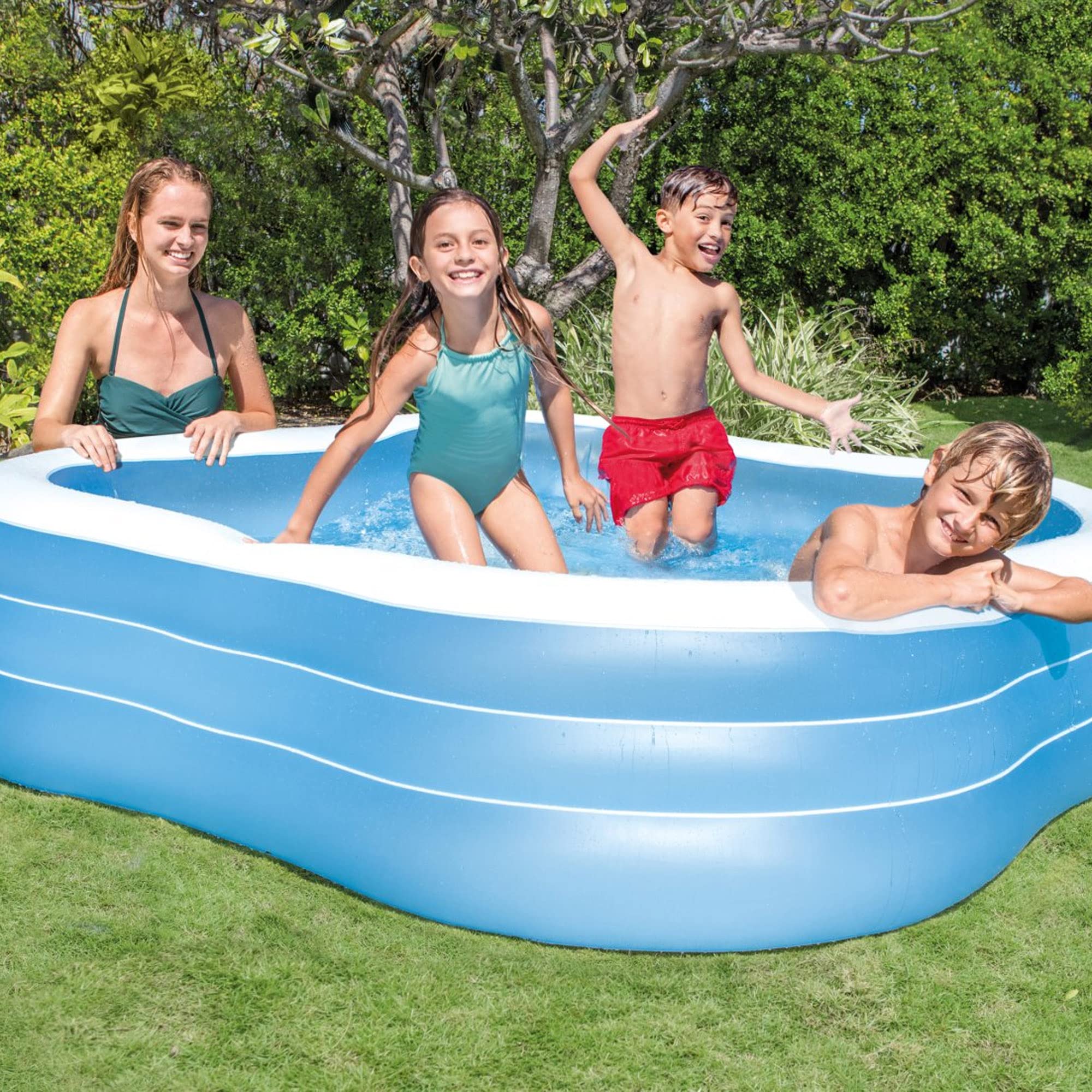 INTEX インテックス ファミリープールビニールプール 229cm INTEX インテックス ミニフレームプール長さ1.22mx幅1.22mx高さ30cm